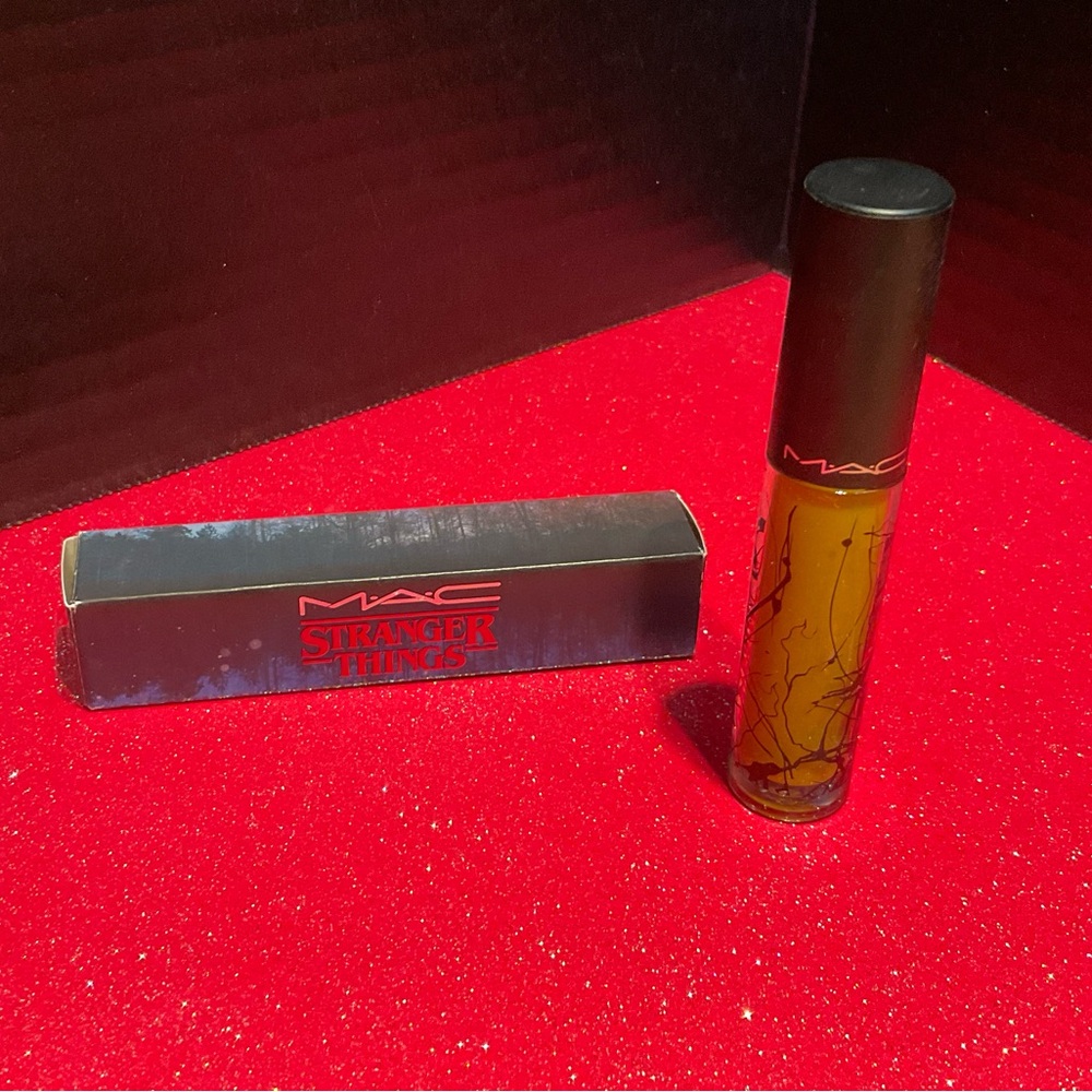 Brand New in Box MAC Cosmetics x Stranger Things Lipglass in Marvelous Max.
